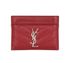 Saint Laurent Cassandre Matelassé Card Holder, front view
